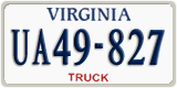 Virginia, Trucks (AB12-345)