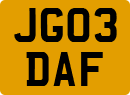 License plate of the United Kingdom, 2001 year system