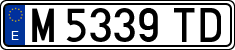 License plates of Spain, 1971 year series