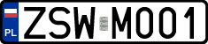 License plates of Poland, Regular car plates