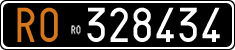 License plate of Italy, Cars (1927 year series)