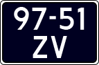 License plate of the Netherlands, Cars