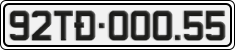 License plate of Vietnam, Specialty plates