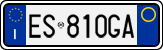 License plate of Italy, Cars (1994 year series)