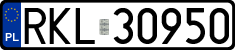 License plates of Poland, Regular car plates