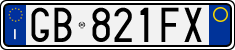 License plate of Italy, Cars (1994 year series)