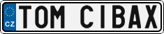 License plate of the Czech Republic, Vanity Plates