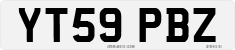 License plate of the United Kingdom, 2001 year system