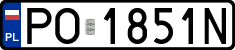 License plates of Poland, Regular car plates