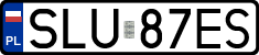 License plates of Poland, Regular car plates