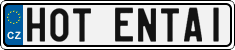 License plate of the Czech Republic, Vanity Plates