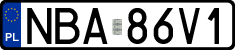 License plates of Poland, Regular car plates