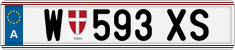 License plate of Austria, Regular plates