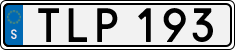 License plate of Sweden, Regular plates
