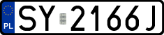 License plates of Poland, Regular car plates