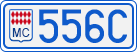 License plate of Monaco, Cars