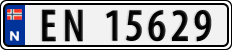 License plate of Norway, Cars
