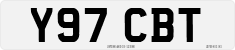 License plate of the United Kingdom, 1983 year system