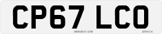 License plate of the United Kingdom, 2001 year system