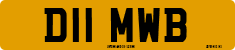 License plate of the United Kingdom, 1983 year system