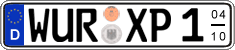 German license plate, Seasonal plates