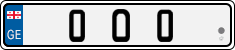 License plate of Georgia, Vanity Plates