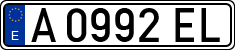 License plates of Spain, 1971 year series