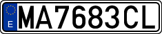 License plates of Spain, 1971 year series