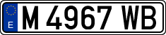 License plates of Spain, 1971 year series