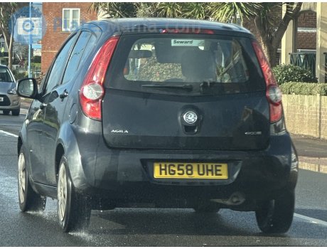 HG58 UHE, Vauxhall Agila