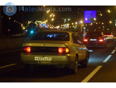 к653ах57, Toyota Sprinter