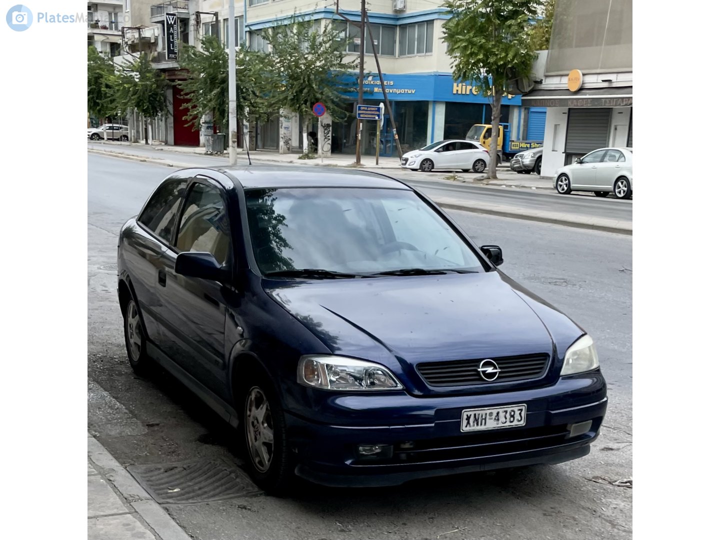 XNH-4383, Opel Astra 2nd gen 3-door Hatch (G; T98), 1998–2004