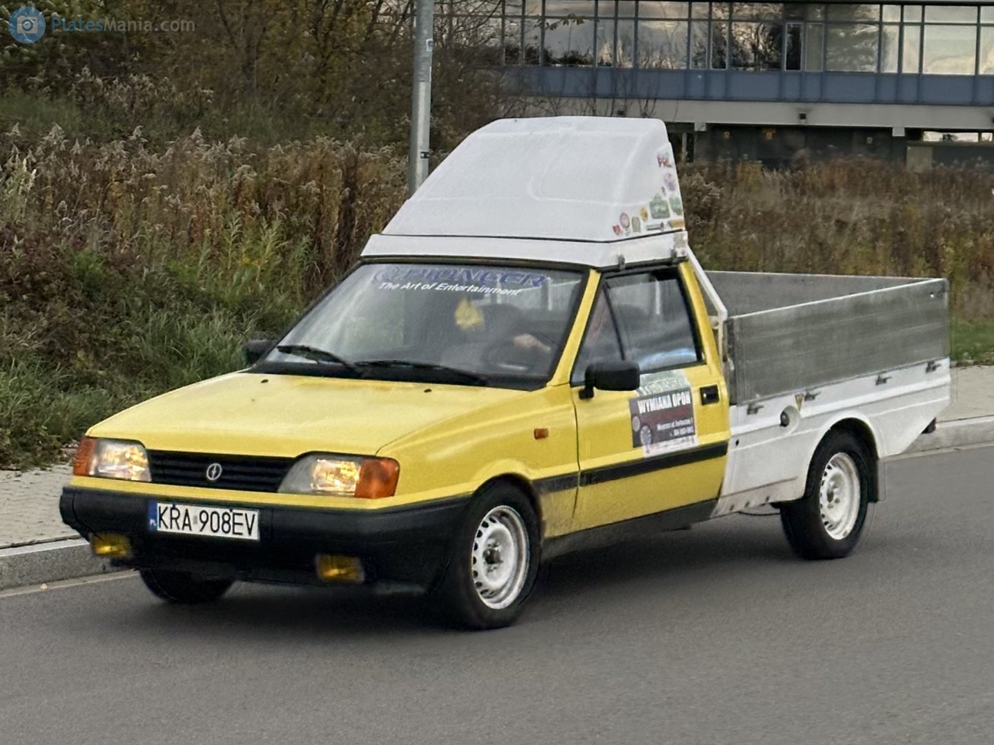 KRA 908EV, FSO Polonez 1st gen Pick-Up (Truck; Caro front), 2nd facelift, 1992–1997