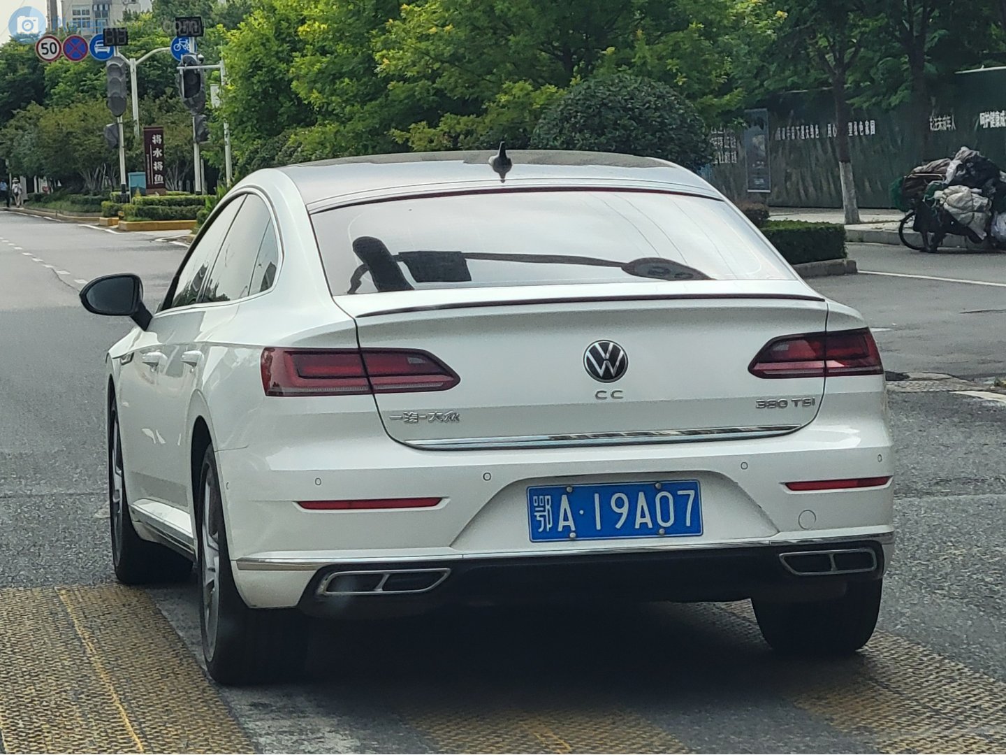 鄂A·19A07, Volkswagen CC 2nd gen Sedan (3H; CN-market), 2017–