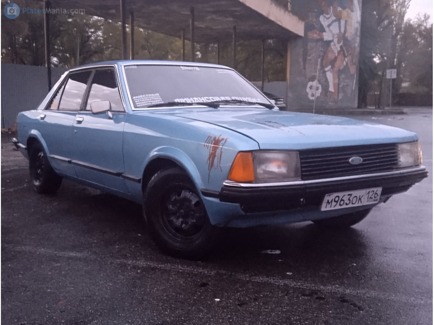 м 963 ок 126, Ford Granada 2nd gen 4-door Sedan (GFU; EU-market), 1977–1985