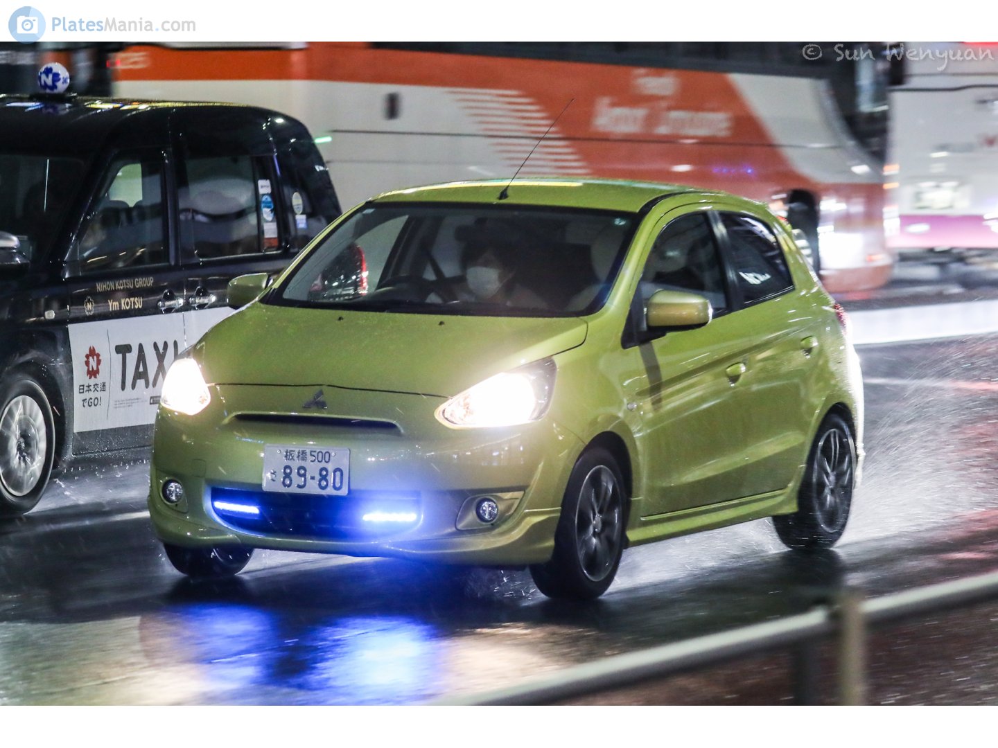 板橋 500 さ 8980, Mitsubishi Mirage 6th gen Hatch (A00/LA), 2012–2016