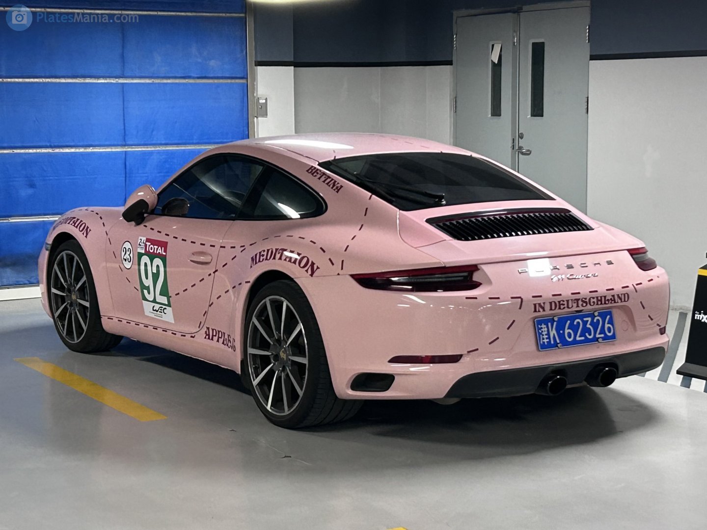 津K·62326, Porsche 911 7th gen Coupé (991.2), facelift, 2015–2019