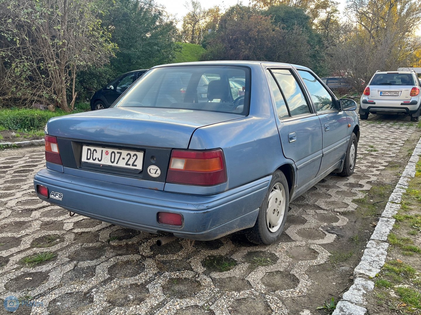 DCJ 07-22, Hyundai Pony 4th gen Sedan (X2; EU-market), facelift, 1991–1994
