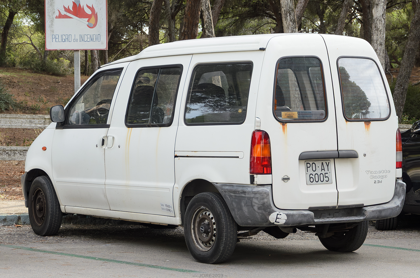 PO 6005 AY, Nissan Vanette 2nd gen Cargo Van (C23; EU-market), 1995–2001