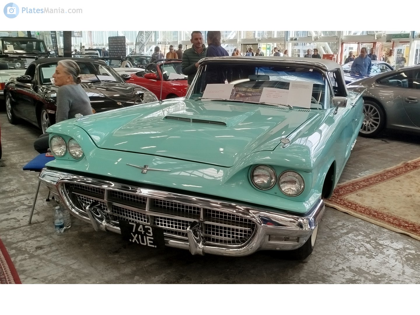 743XUE, Ford Thunderbird 2nd gen 1960 Convertible (76A), 2nd facelift, 1959–1960