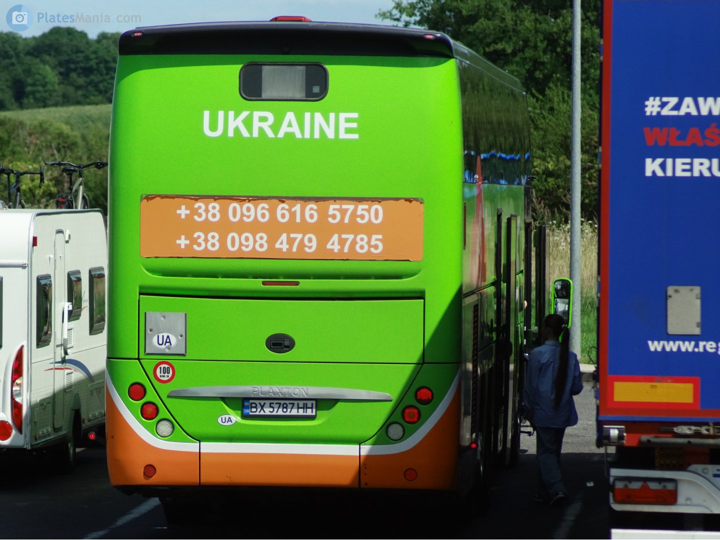 BX 5787 HH, Plaxton Elite 