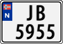 License plate of Norway, Trailers, motorcycles, special vehicles