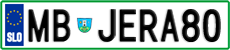 License plate of Slovenia, Vanity Plates