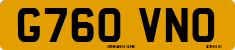 License plate of the United Kingdom, 1983 year system