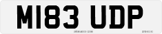 License plate of the United Kingdom, 1983 year system