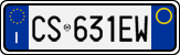 License plate of Italy, Cars (1994 year series)