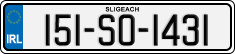 License plate of Ireland, Regular plates