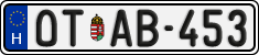 license plates of Hungary, Oldtimers (2022)