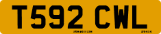 License plate of the United Kingdom, 1983 year system
