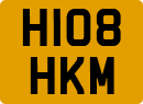 License plate of the United Kingdom, 1983 year system